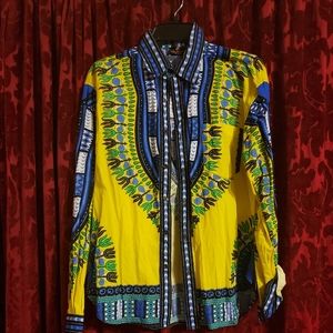 African print shirt